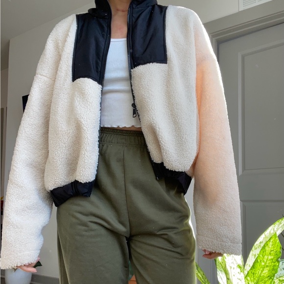 Oversized Sherpa jacket - Picture 1 of 6